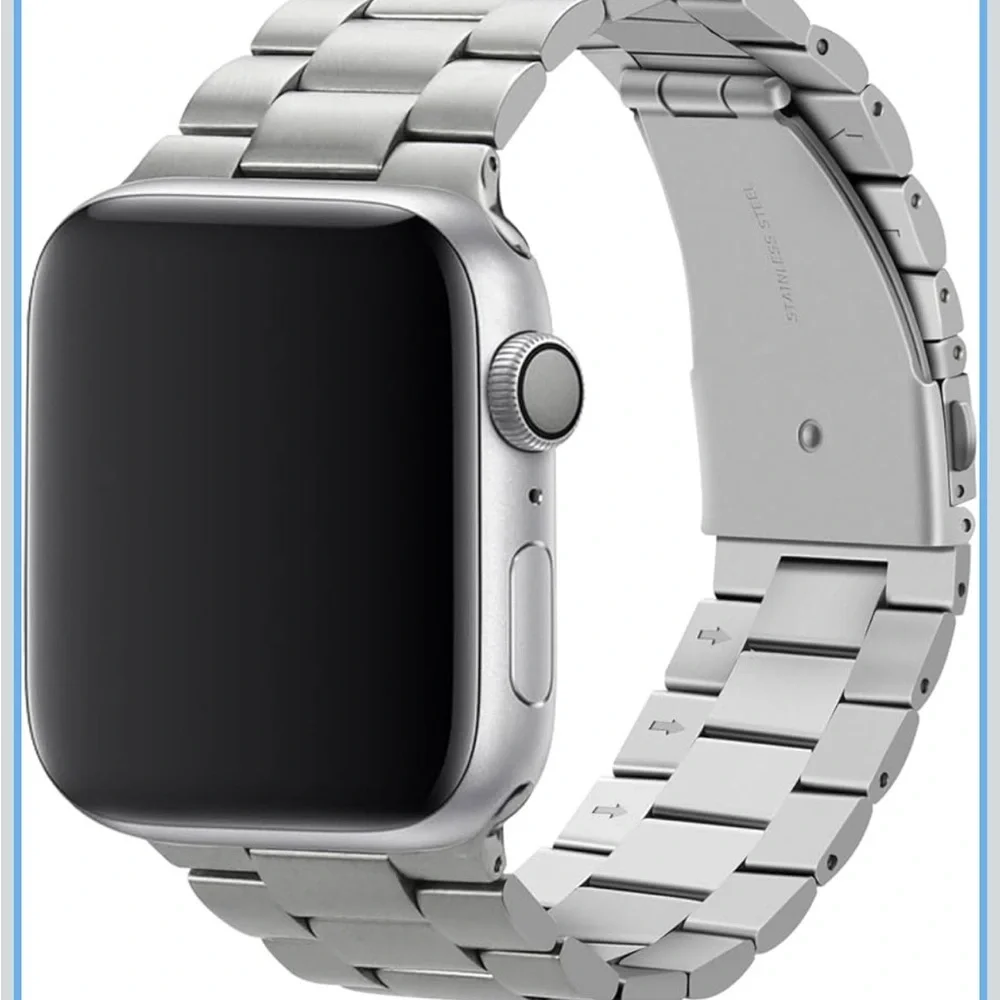 Arche Silver Metal Watch Band